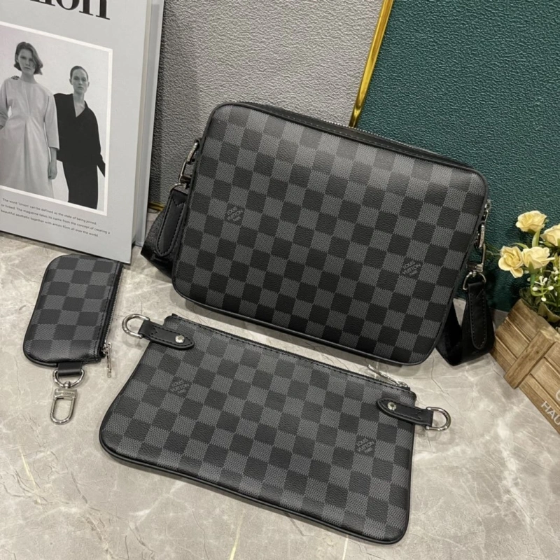 LV Satchel bags 4233H-1856